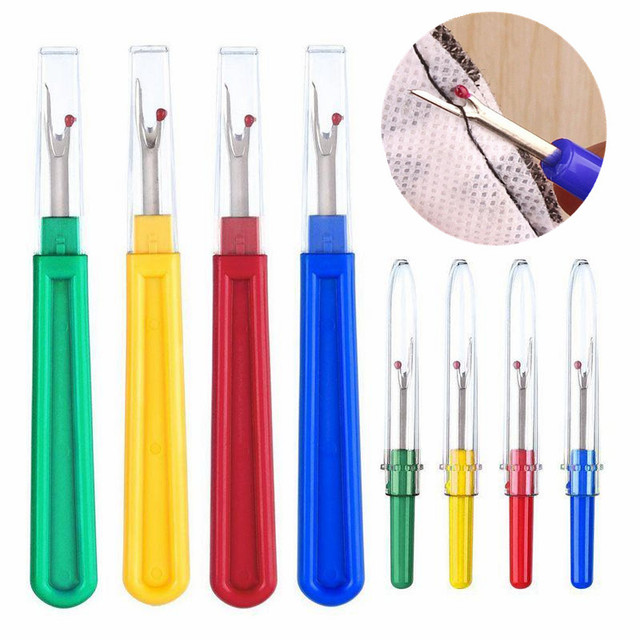 8pcs Thread Cutter Seam Ripper Stitch Unpicker Sewing Tools Plastic Handle  Craft Tool Sewing Accessoriess (4